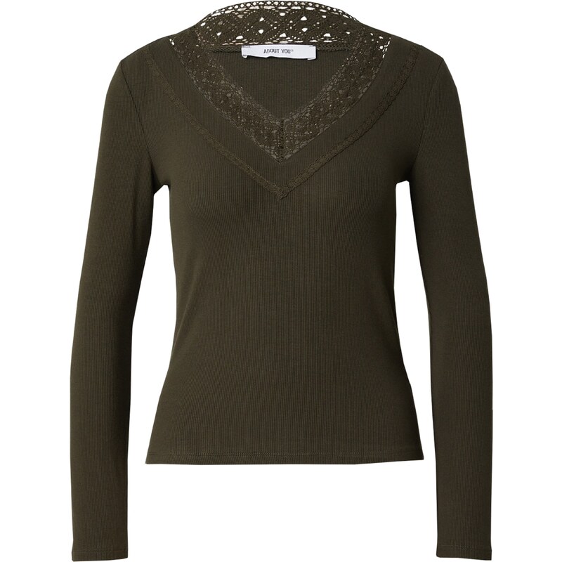 ABOUT YOU Tričko Ellen kaki 54268604