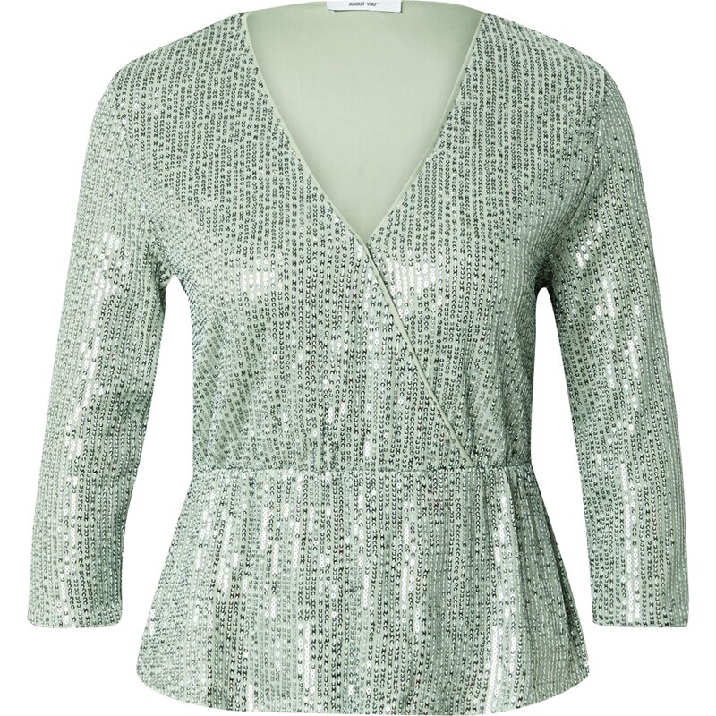 ABOUT YOU Blúzka Nena tmavozelená 54268614