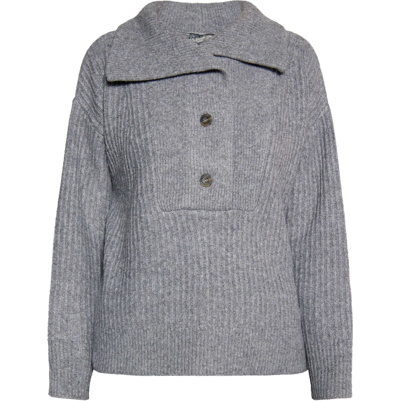 DreiMaster Vintage Sveter Incus sivá melírovaná 54270058