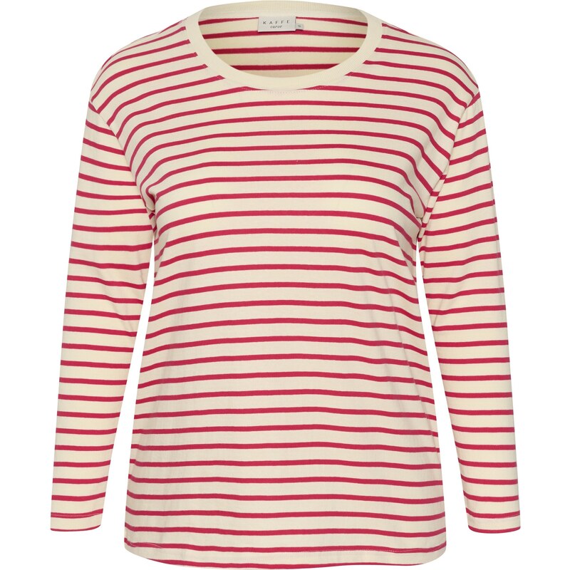 KAFFE CURVE Tričko Winni béžová / cyklaménová / ružová 54271758