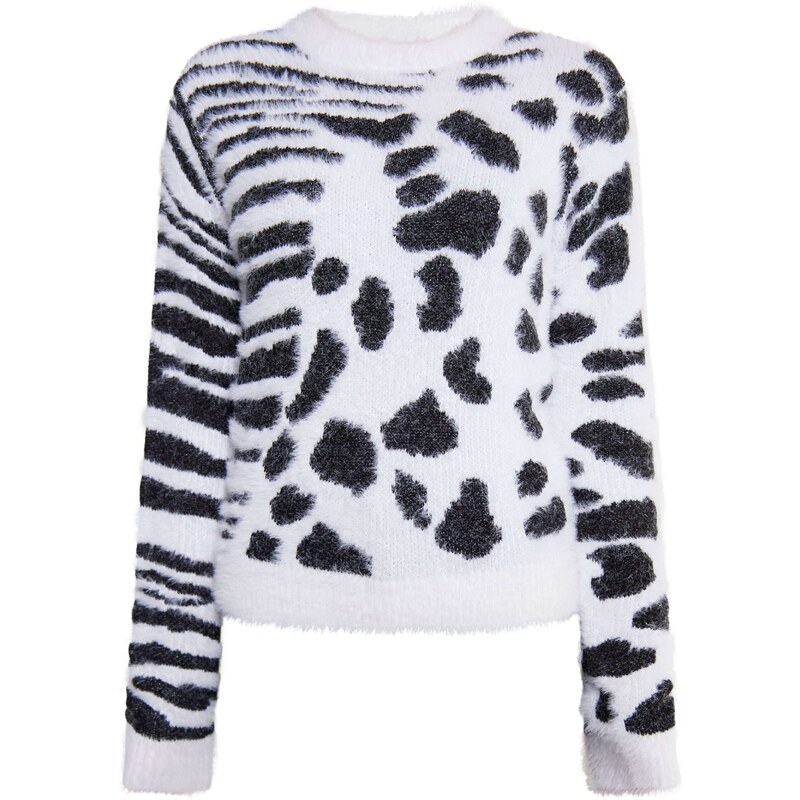 myMo ROCKS Sveter čierna / biela 54272041