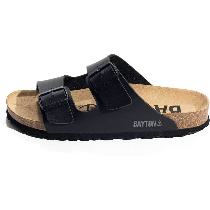 Bayton Papuče Atlas kamenná / čierna 62239560