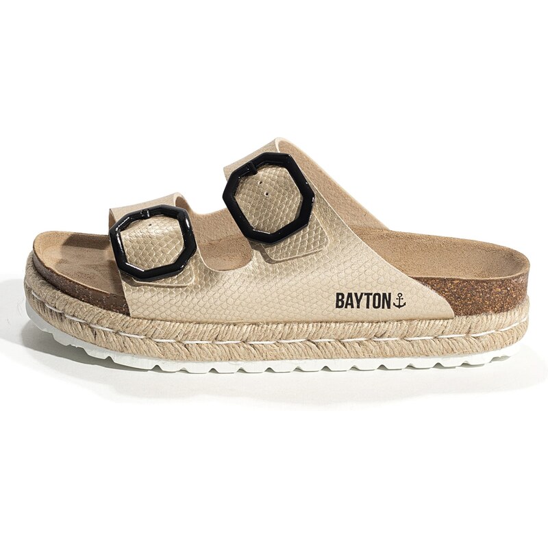 Bayton Šľapky ALCEE zlatá / čierna 54290769