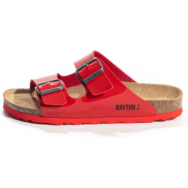 Bayton Šľapky BALTIC ohnivo červená / čierna 62239562