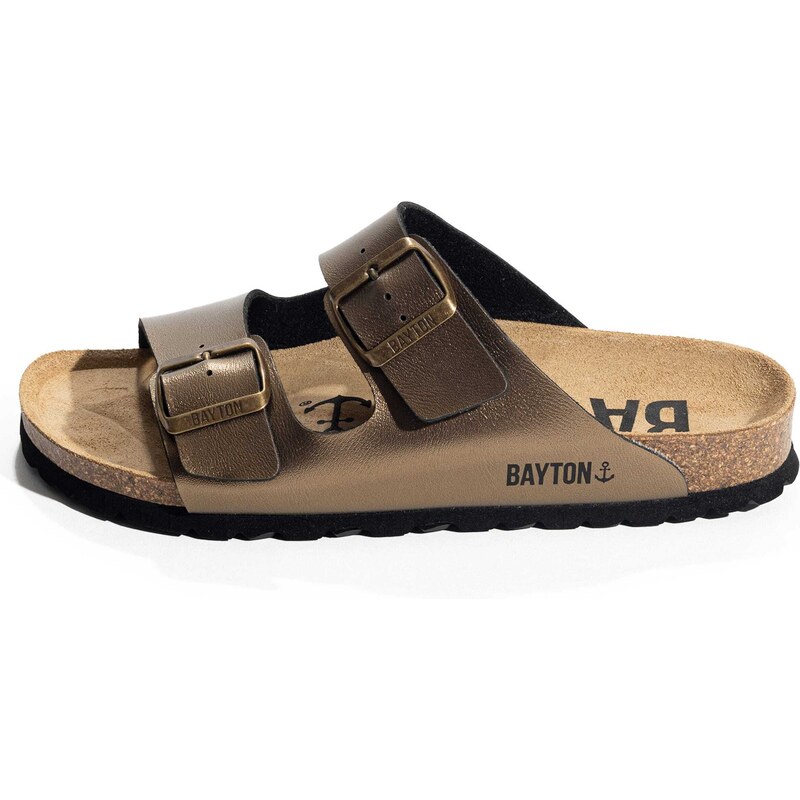 Bayton Papuče Atlas piesková / čokoládová / bronzová 63145003