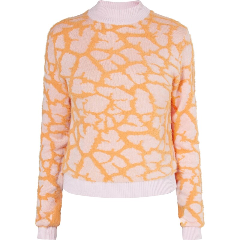 MYMO Sveter mandarínková / ružová 54293478