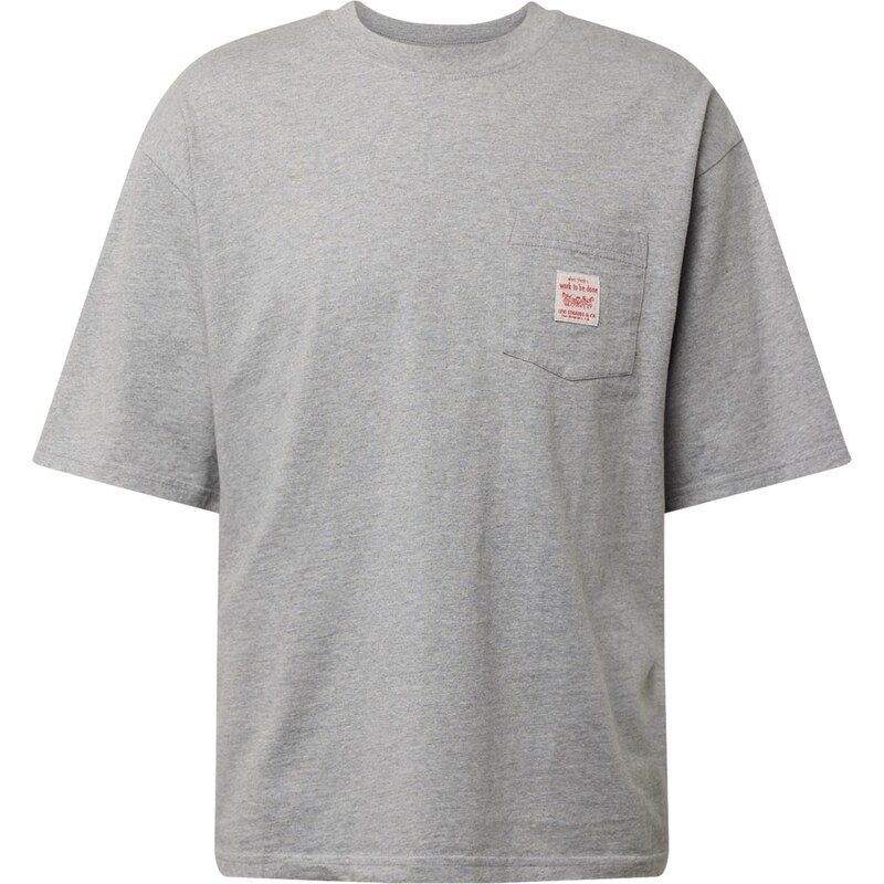 LEVIS Tričko béžová melírovaná / ohnivo červená / biela 54294015