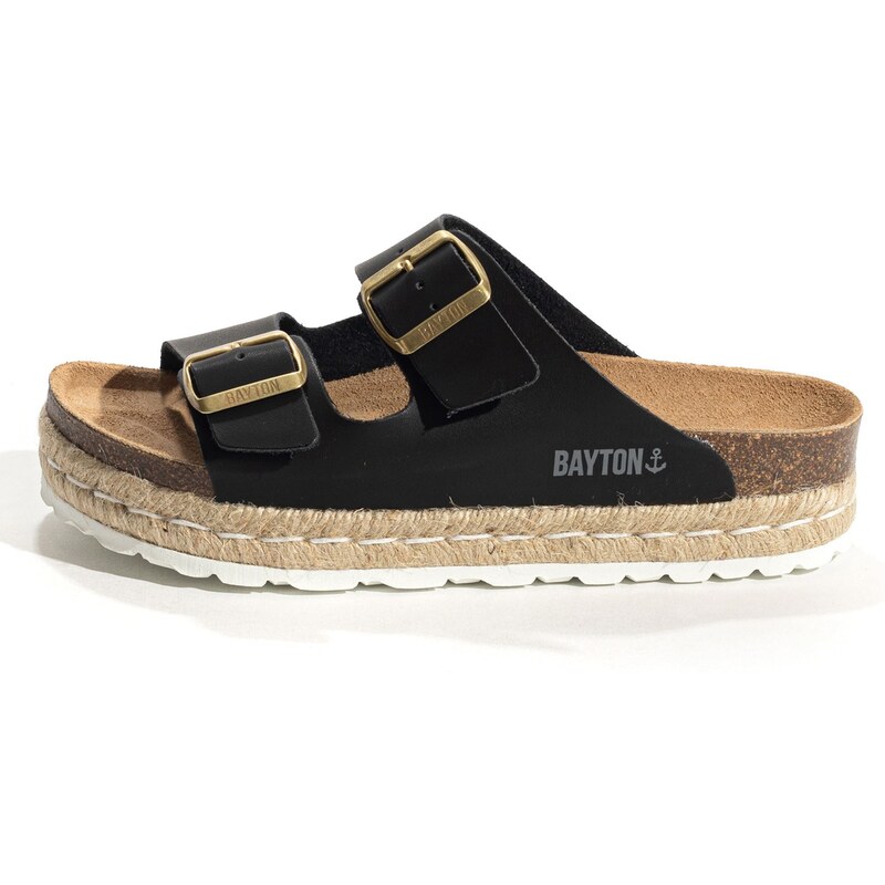 Bayton Šľapky Olympe sivá / čierna 54296295