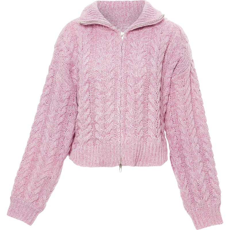 Sookie Kardigán svetloružová 65869374