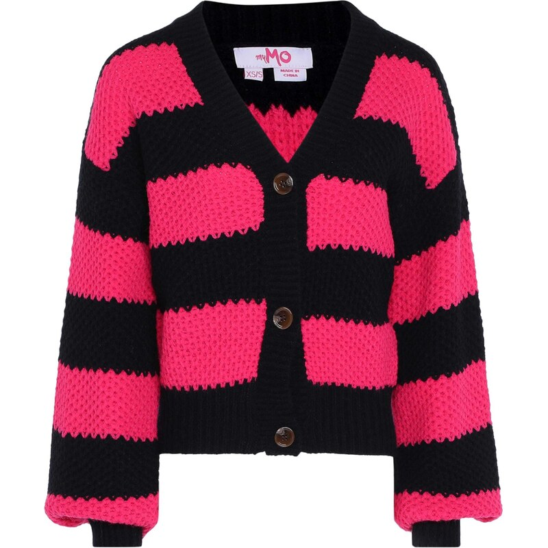 MYMO Kardigán ružová / čierna 54299687