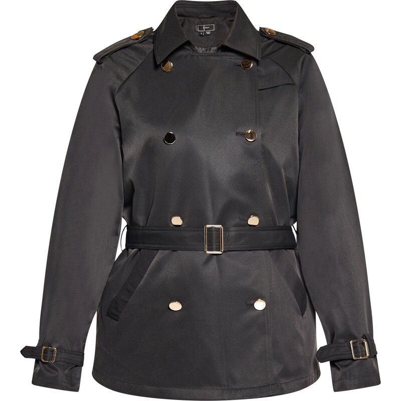 faina Prechodný kabát čierna 54300035