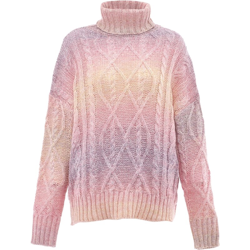 MYMO Sveter žltá / fialová / ružová 54299975