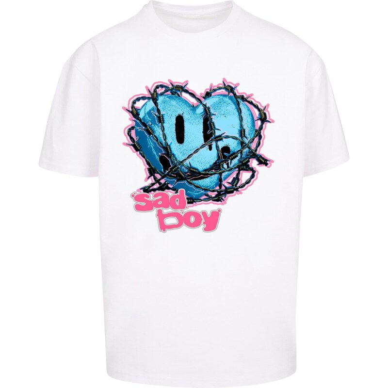 MT Upscale Tričko Sad Boy svetlomodrá / neónovo ružová / čierna / 54288176