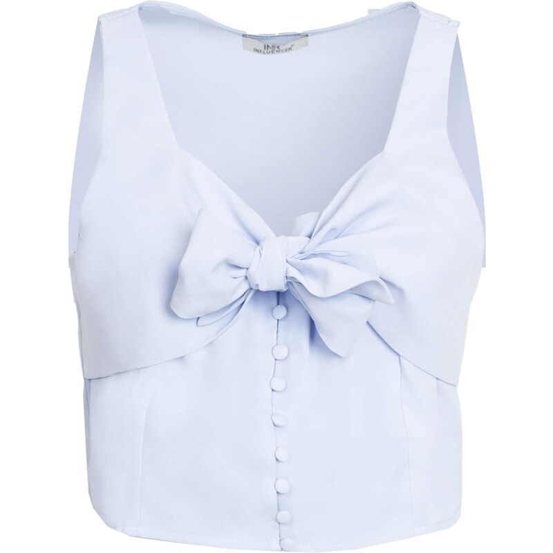 Influencer Top pastelovo modrá 54276729