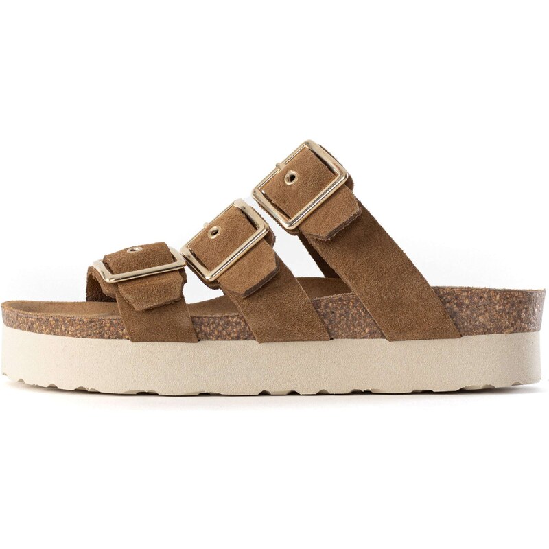 Bayton Šľapky Castelo farba ťavej srsti 54301749