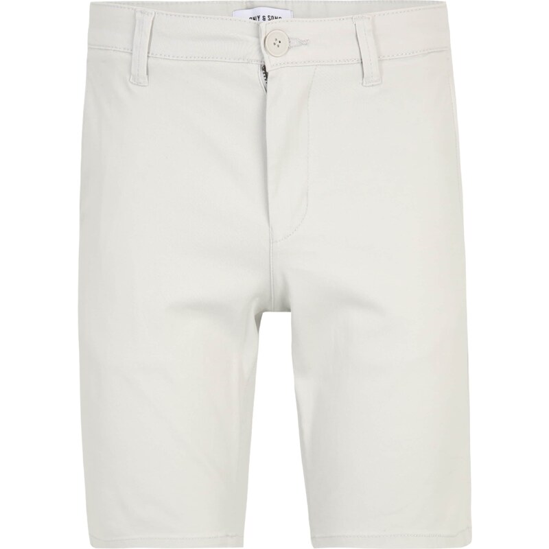 Only & Sons Chino nohavice CAM svetlosivá 54335179