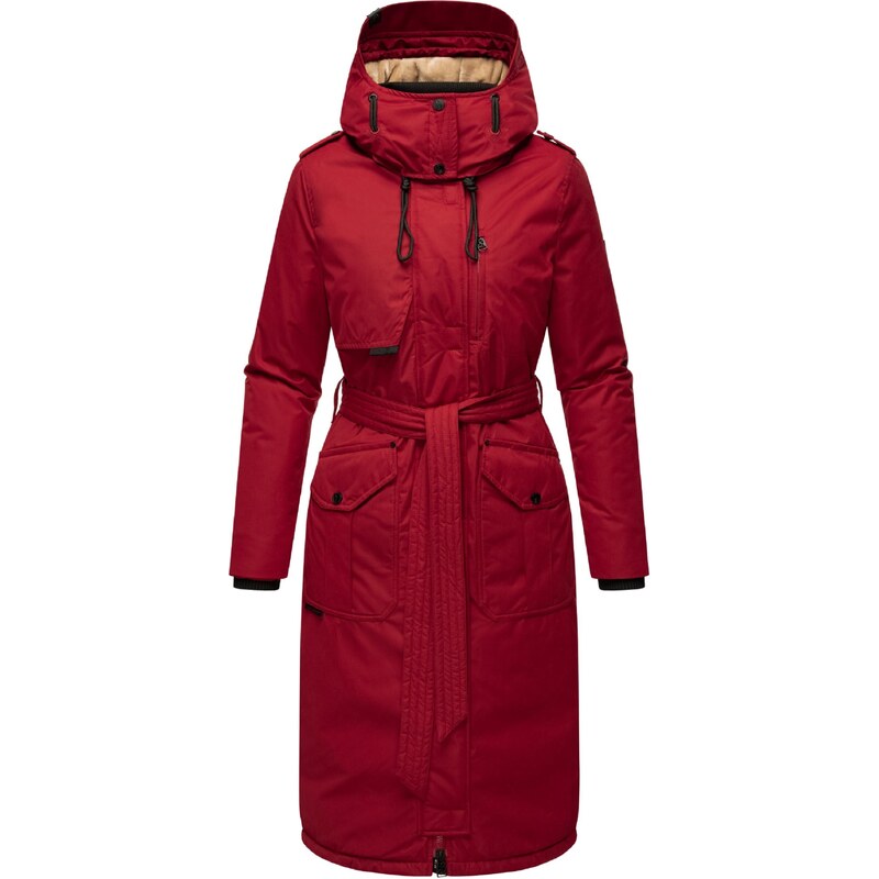 NAVAHOO Zimný kabát Hokulanii červená 54277423
