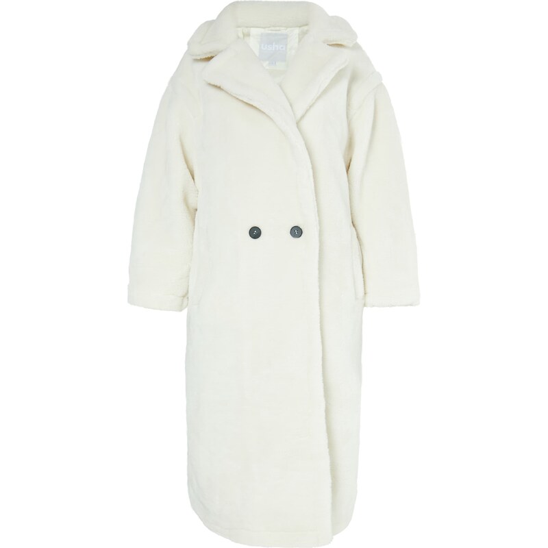 usha WHITE LABEL Zimný kabát biela ako vlna 65868883