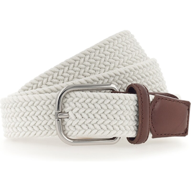 VANZETTI Opasky hnedá / strieborná / biela 54338465