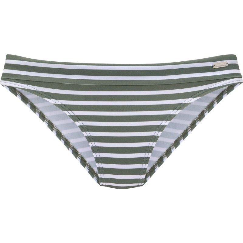 VENICE BEACH Bikinové nohavičky tmavozelená / šedobiela 54279546