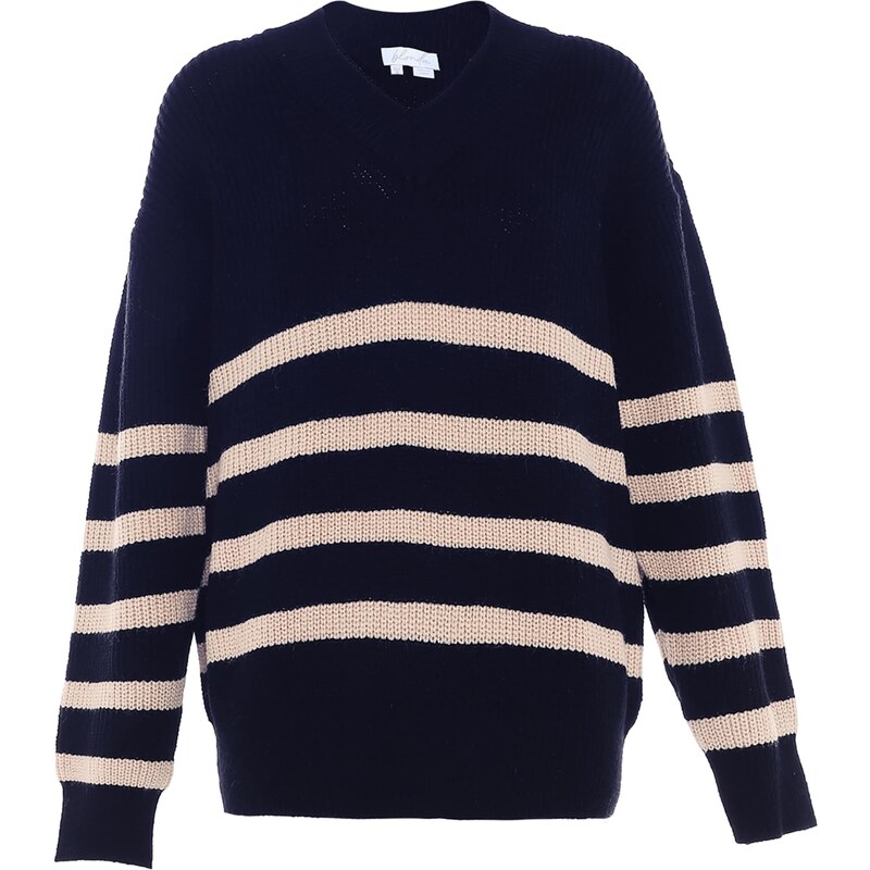 BLONDA Sveter telová / námornícka modrá 54279522