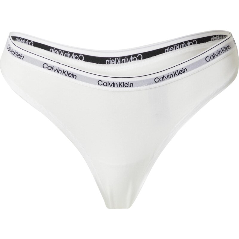 Calvin Klein Underwear Tangá svetlosivá / čierna / biela 55386815