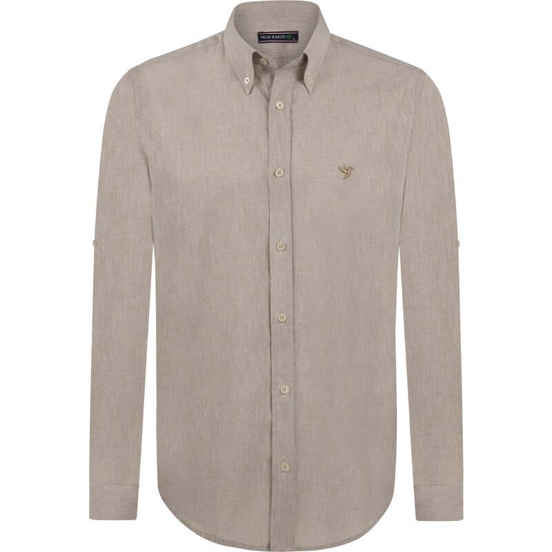 Felix Hardy Košeľa béžová melírovaná 65651202