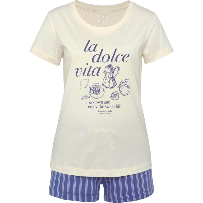 VIVANCE Pyžamo modrá / svetlomodrá 54305398