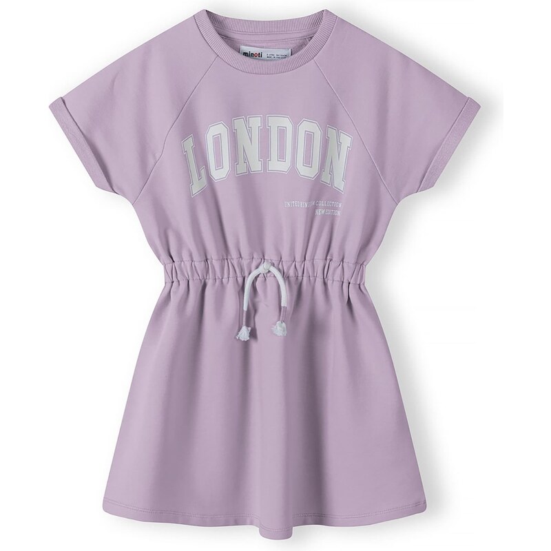 MINOTI Šaty fialová / biela 54343087