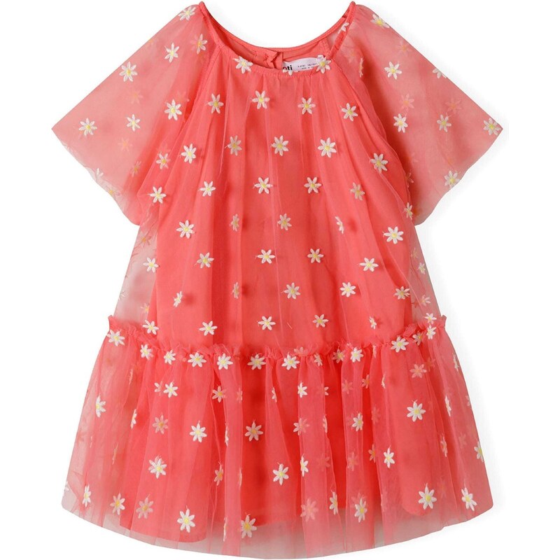 MINOTI Šaty zlatá / koralová 54343464