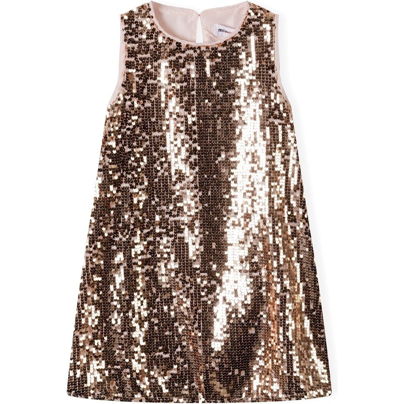 MINOTI Šaty bronzová / svetloružová 54343465