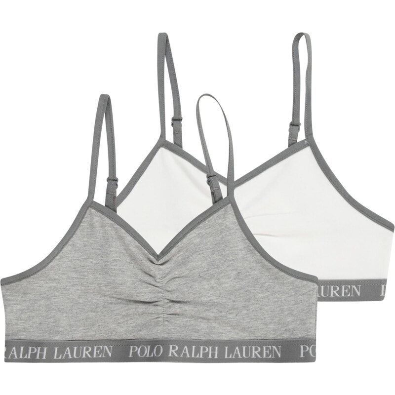 Polo Ralph Lauren Podprsenka sivá / sivá melírovaná / biela 52705374
