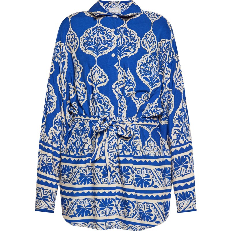 Usha Blúzka modrá / biela 54309835