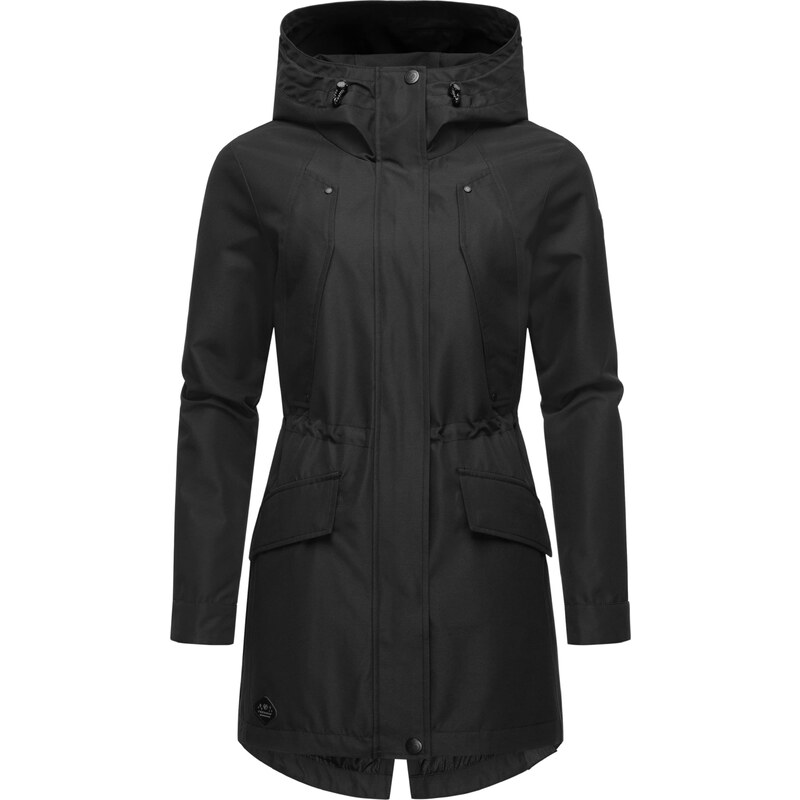 Ragwear Funkčný kabát Begonia čierna 54315714
