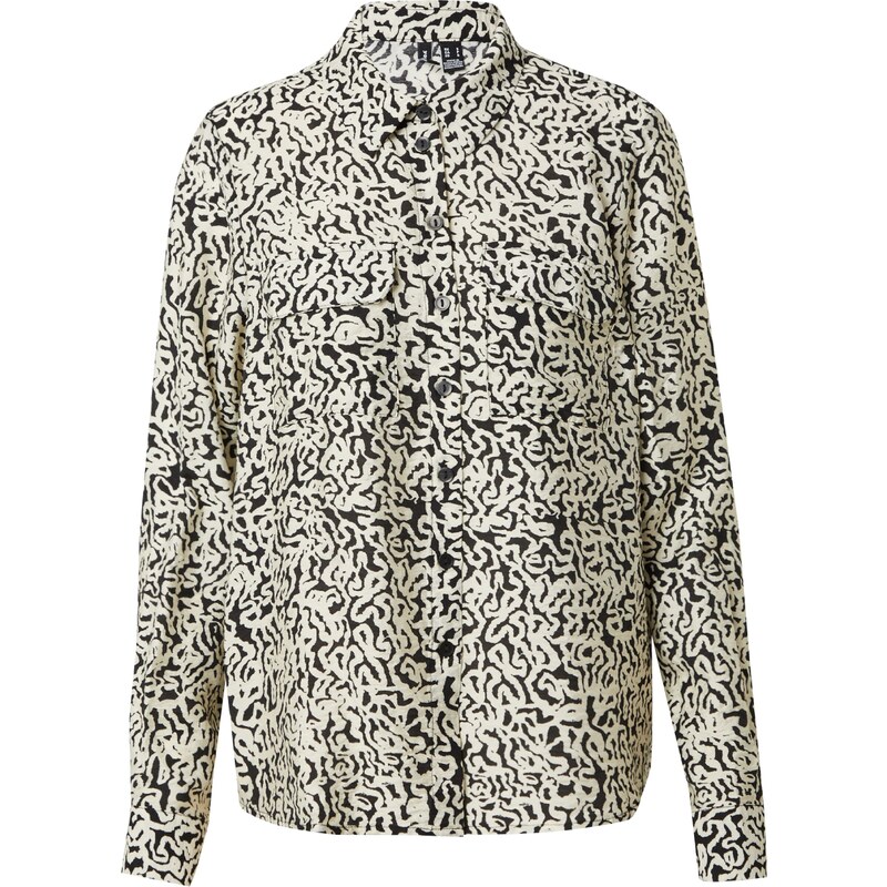 VERO MODA Blúzka JOSIE béžová / čierna 54314905