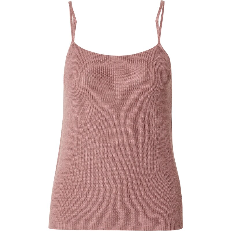 VERO MODA Vyšívaný top NEWLEXSUN staroružová 54316654