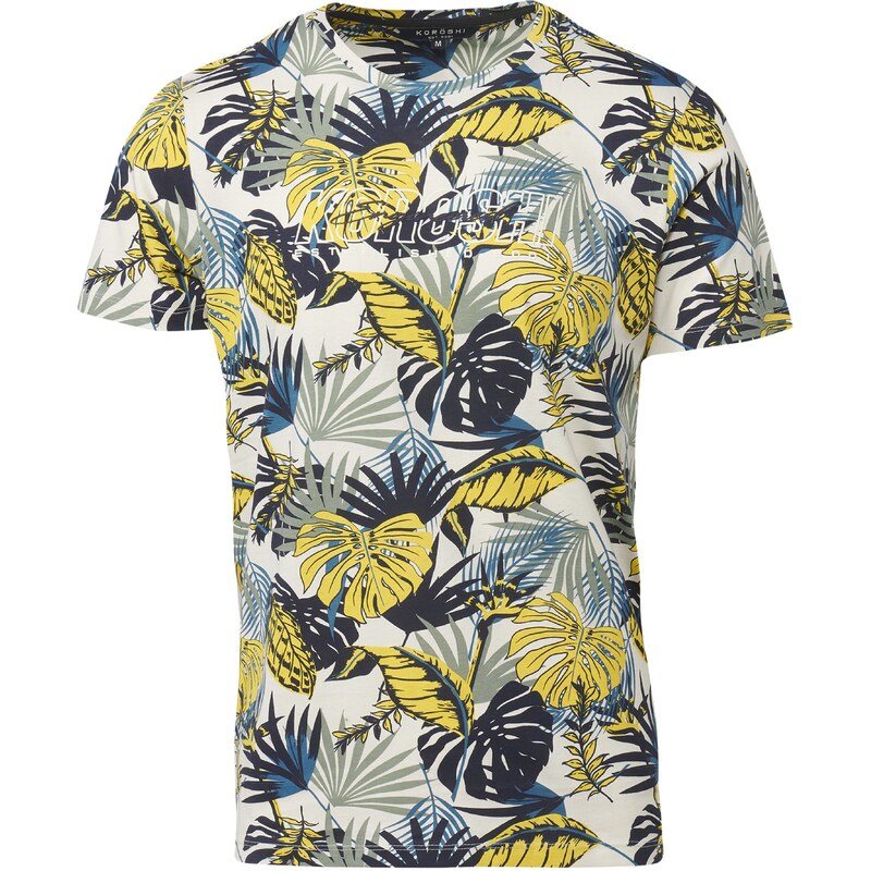 KOROSHI Tričko žltá / zmiešané farby 54316846