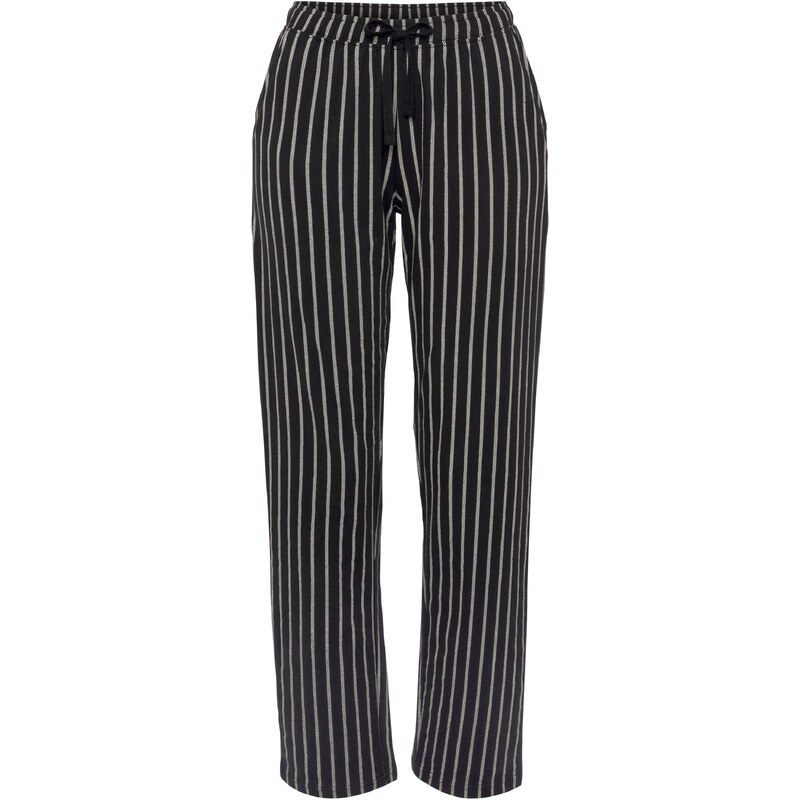 VIVANCE Pyžamové nohavice béžová / čierna 54284431