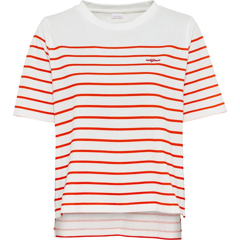 LASCANA Tričko červená / biela 54319021