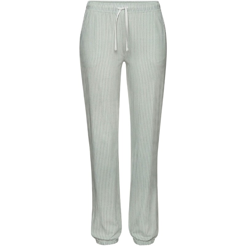 s.Oliver Pyžamové nohavice pastelovo zelená / biela 54319051