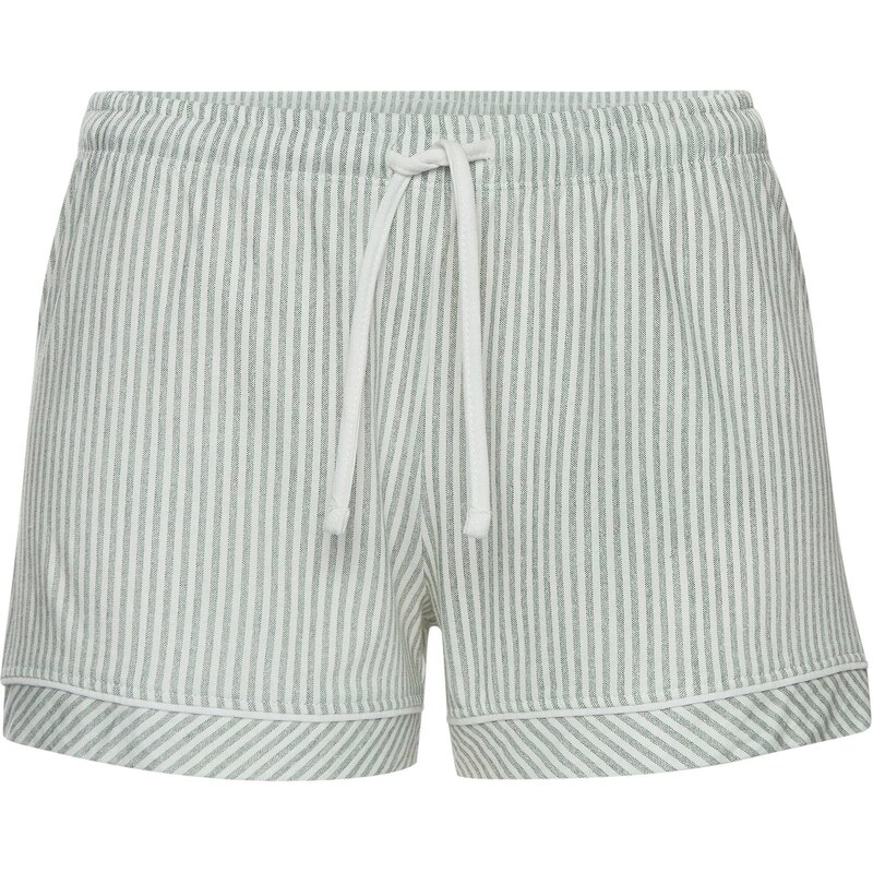 s.Oliver Pyžamové nohavice zelená / biela 57280307