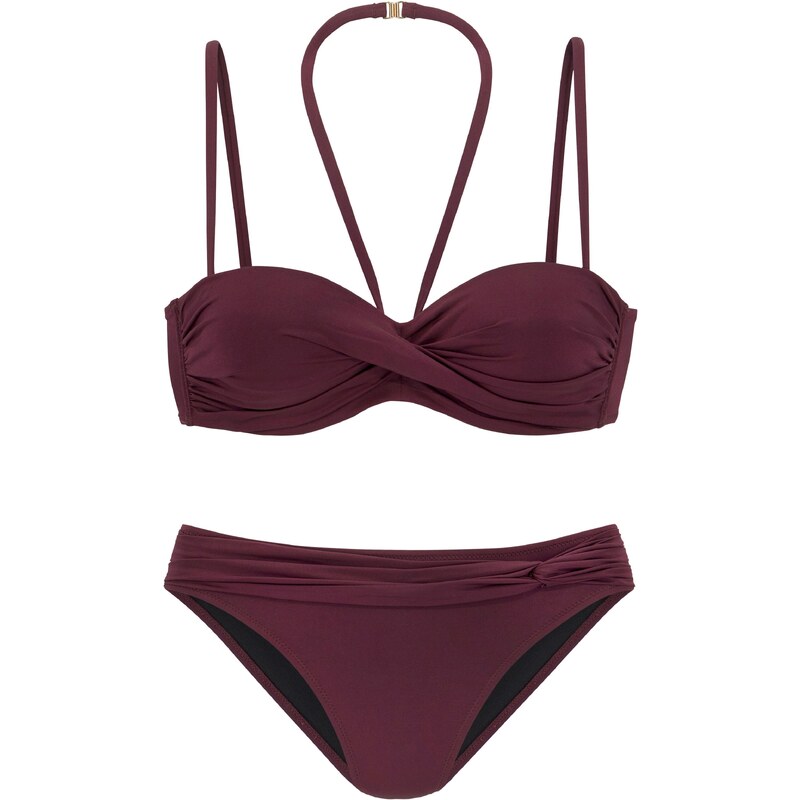 LASCANA Bikiny vínovo červená 54319054