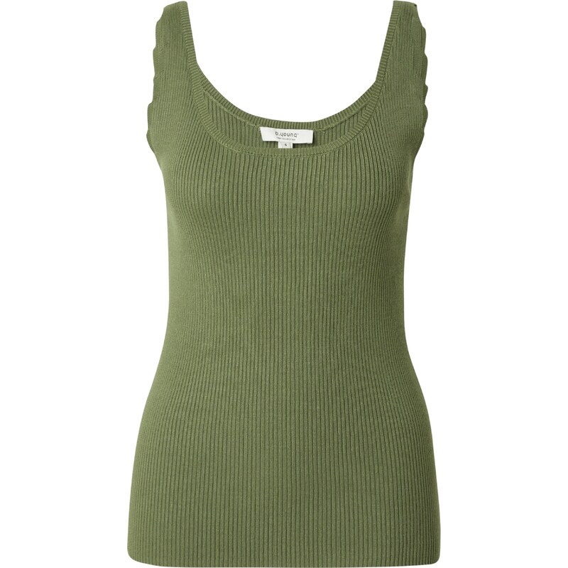 b.young Vyšívaný top BYOMANJA olivová 54352995