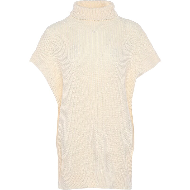 BLONDA Sveter biela ako vlna 54284549