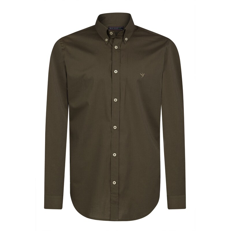 Felix Hardy Košeľa kaki / biela 54354586