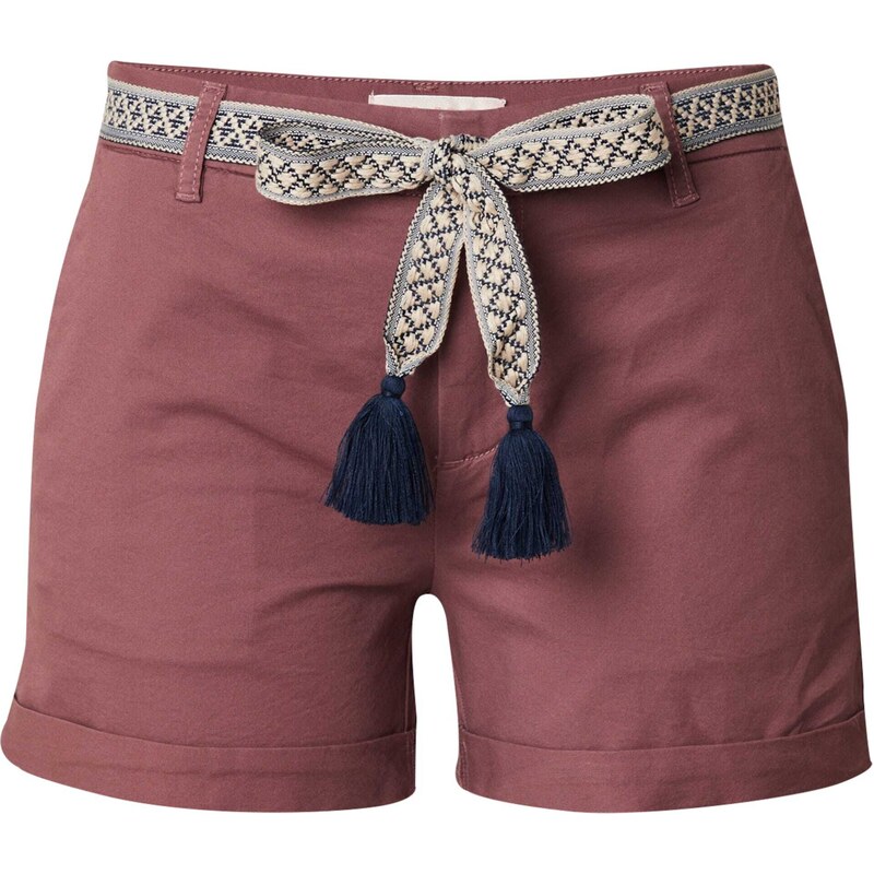 ONLY Chino nohavice GEORGIA béžová / námornícka modrá / purpurová 53210992