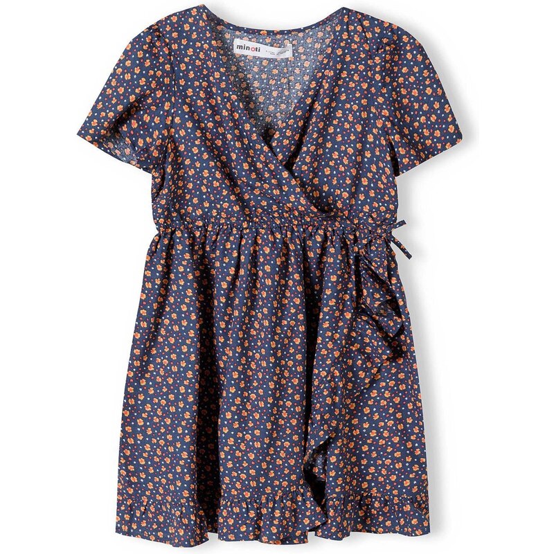 MINOTI Šaty tmavomodrá / oranžová / červená / biela 54324218