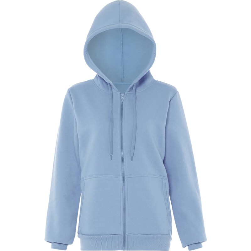 BLONDA Tepláková bunda modrosivá 54285426