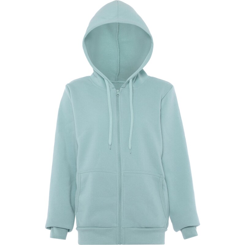 BLONDA Tepláková bunda mätová 54285406