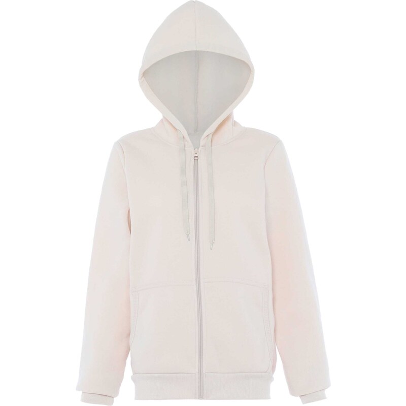 BLONDA Tepláková bunda svetlobéžová 54285430